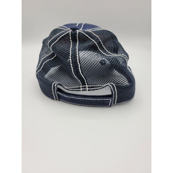LINCOLN Power Sports Trucker Hat Ball Cap ADJUSTABLE‎ Distressed Mesh Back - Picture 8 of 8